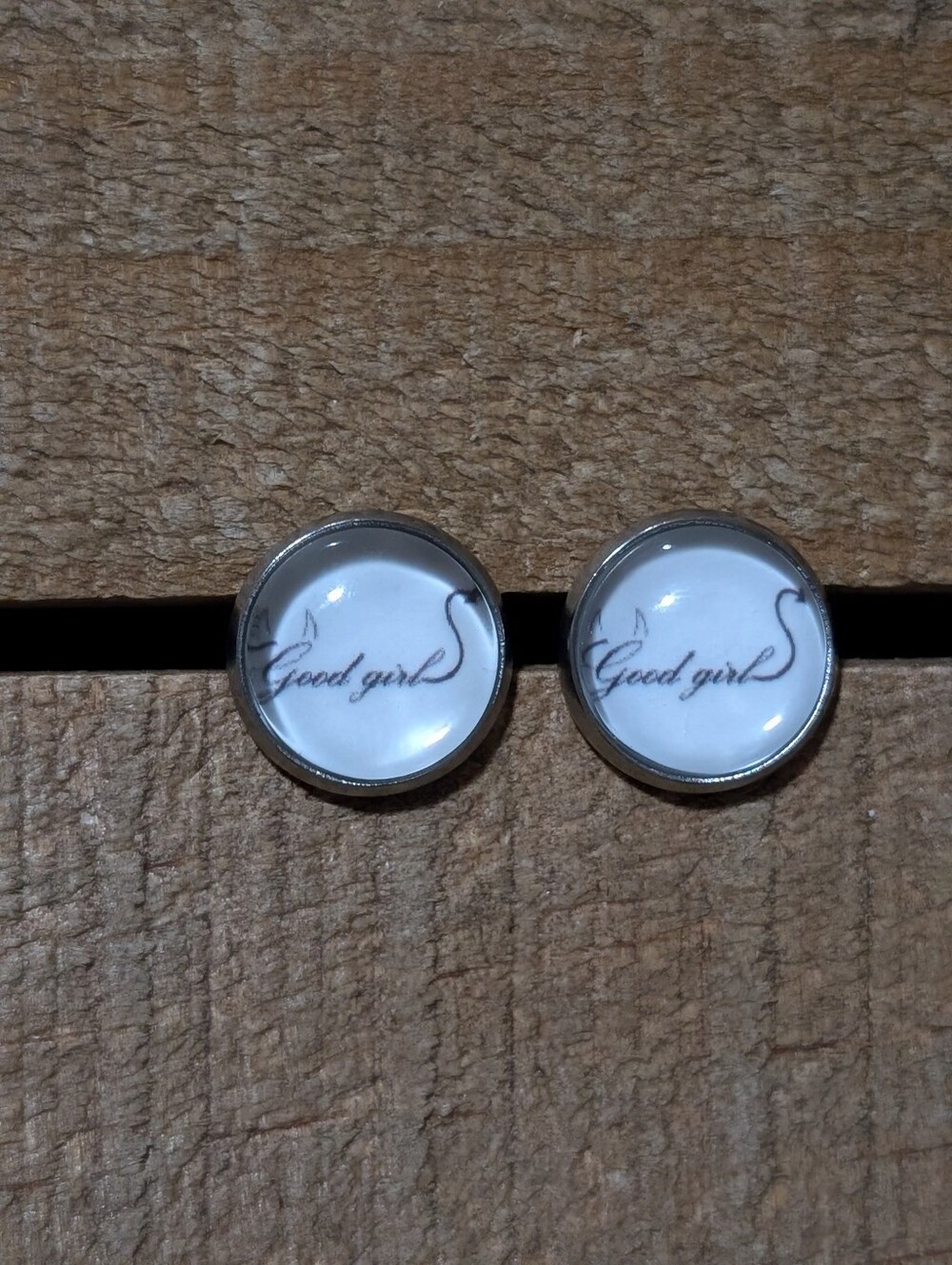 💟 Good Girl Handmade Stud Earrings